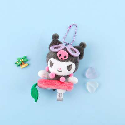 Kuromi Character Summer 8cm Keyring Bag Charm 082299