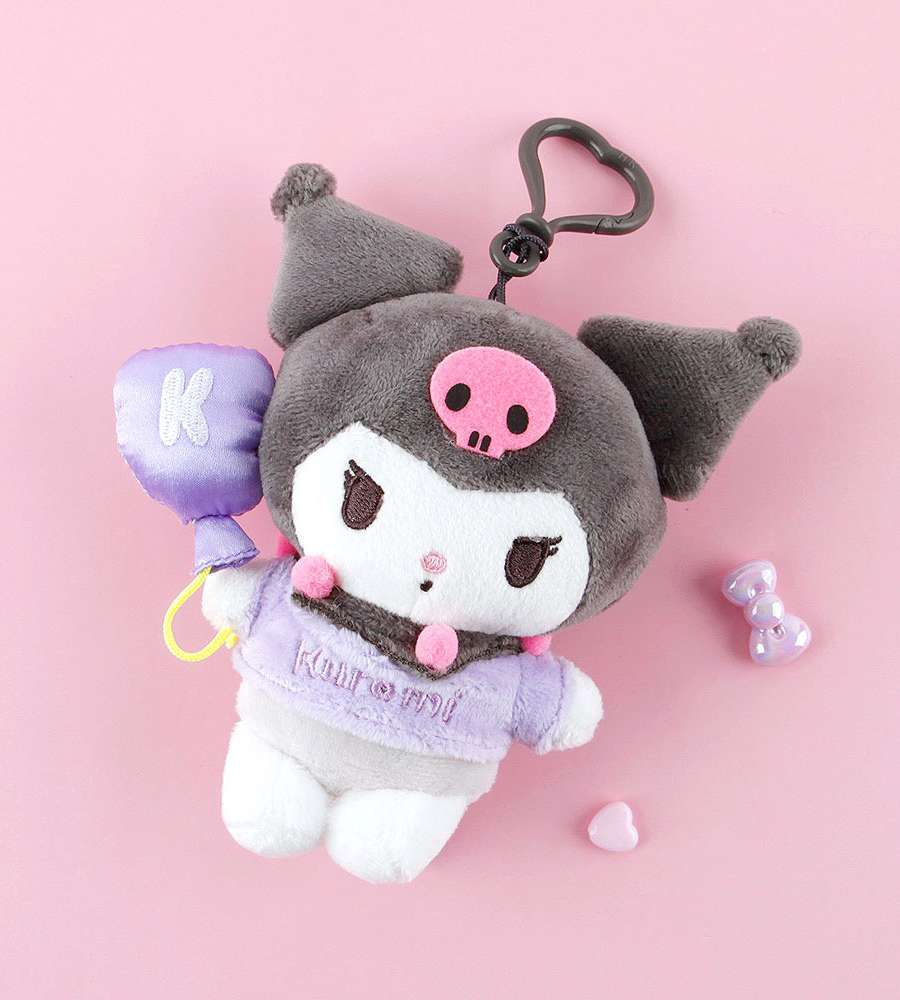 Kuromi Character Party 13cm Keyring Bag Charm 089137
