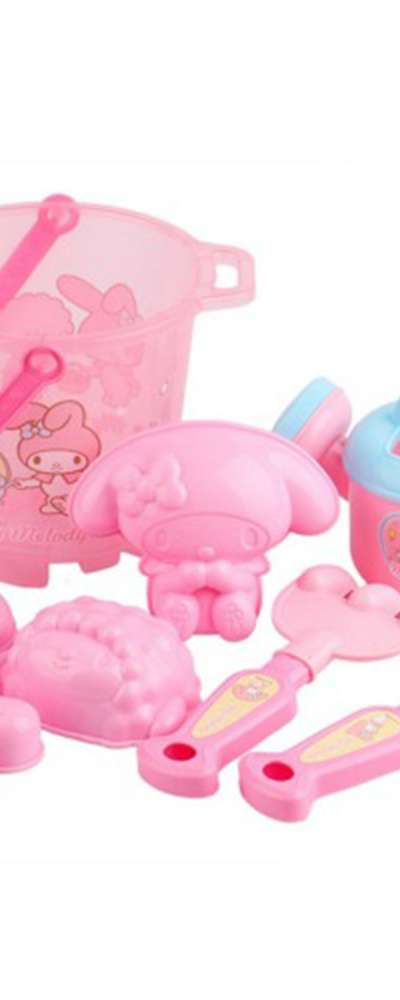 マイメロディ キャラクター缶 砂遊び玩具 932357