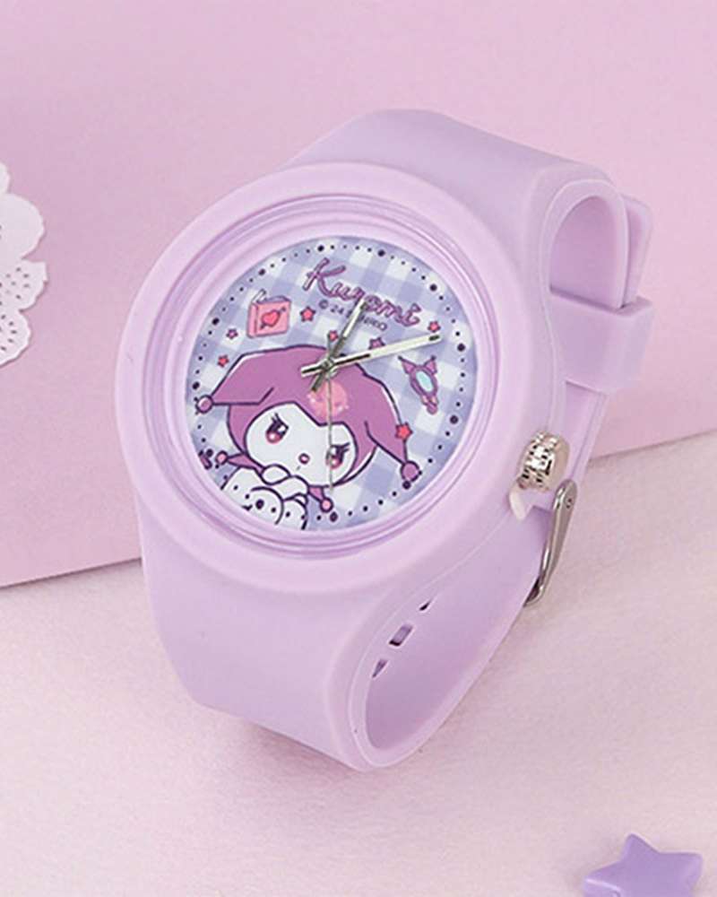 Kuromi Character Silicone Analog Wrist Watch 783372