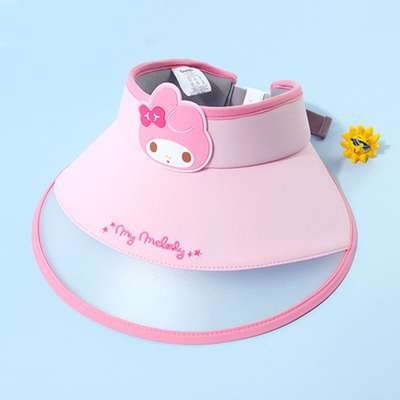 My Melody Character Clear Window Face Patch Pin Cap Sun Cap 430628