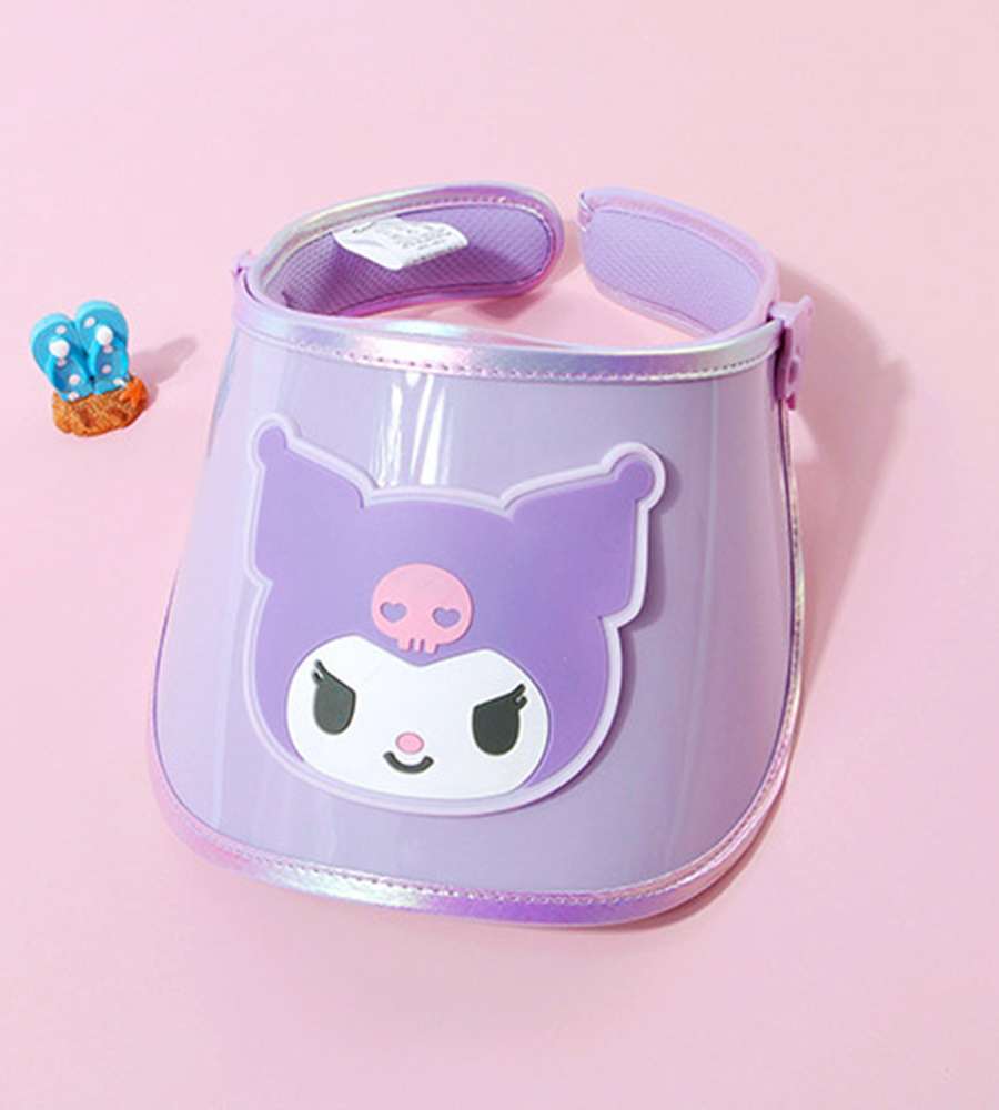 Kuromi Character Big Wappen Angle Cap Sun Cap 430536