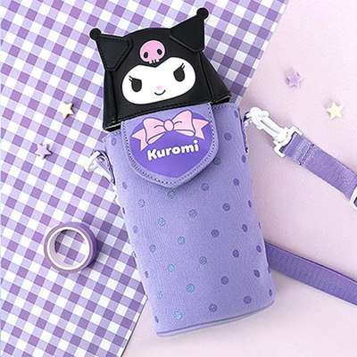 Kuromi Character Head Bottle Holder Pouch 778255