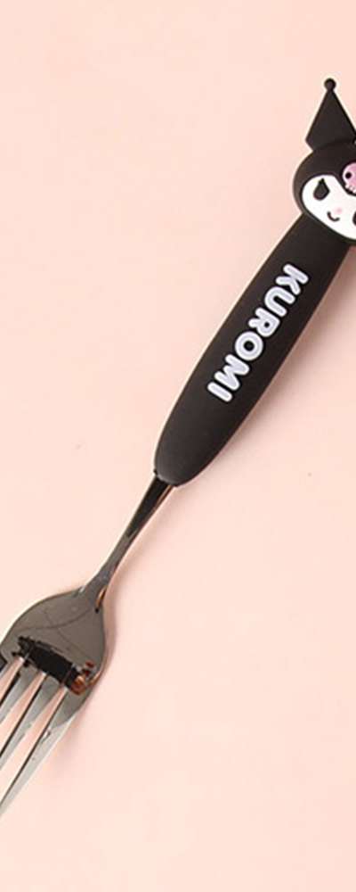 Kuromi Character Figurine Fork (Black) 102070