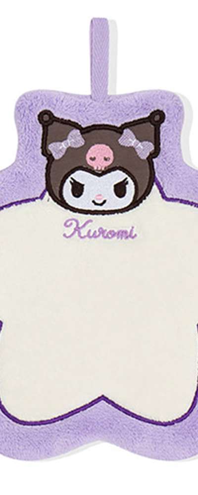 Kuromi Character Patch Hand Towel 634387