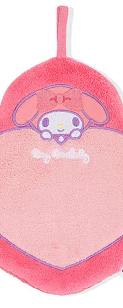 My Melody Character Patch Hand Towel Handkerchief 634370