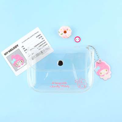 My Melody Character Clear Card Wallet 661222