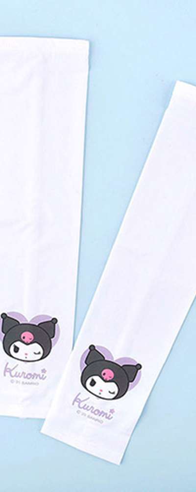 Kuromi Character Heart Children's Arm Sleeves 627902