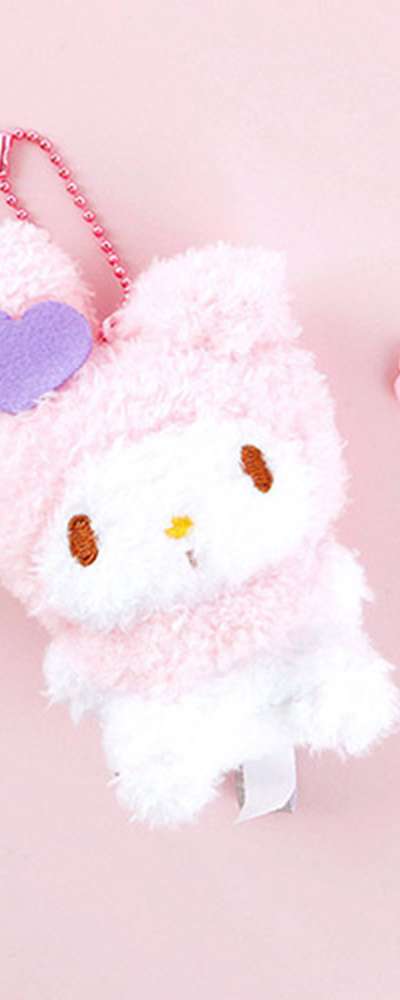 My Melody Character Cutie 8cm Plush Keyring Bag Charm 509057