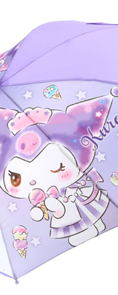 Kuromi Character Bling Well-Visible 53cm Umbrella 628404