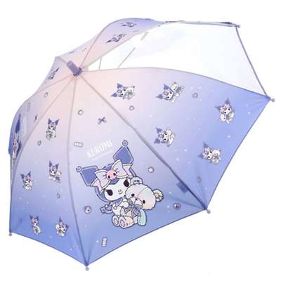 Kuromi Character Pastel Clear Umbrella 53cm 628374