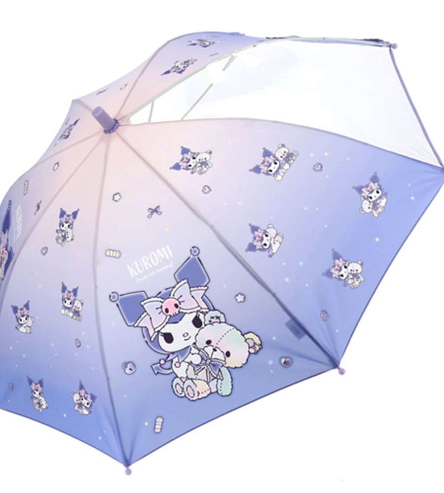 Kuromi Character Pastel Clear Umbrella 53cm 628374