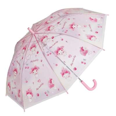My Melody Love Love Character Kids 55cm POE Transparent Umbrella (Japan) 631788