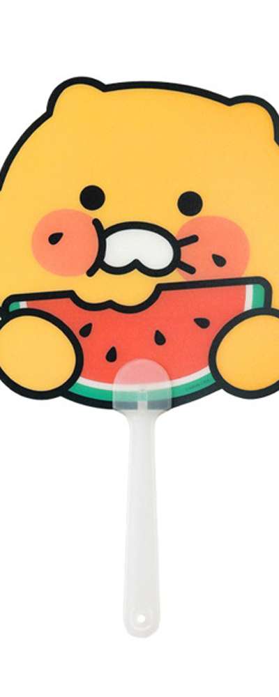 カカオフレンズ チュンシク キャラクター サマー フルーティ PP うちわ 2p セット 192286