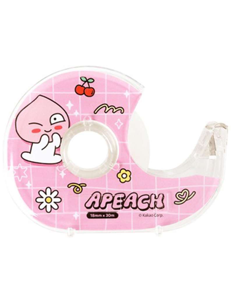 Kakao Friends Apeach Character Clear Tape Cutter Set (Say Cheese) 205252
