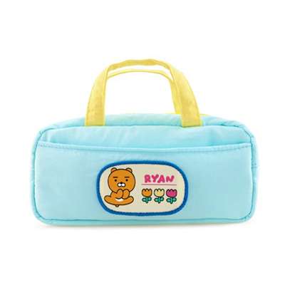 Kakao Friends Ryan Character Handle Plush Pencil Pouch (Say Cheese) 205344