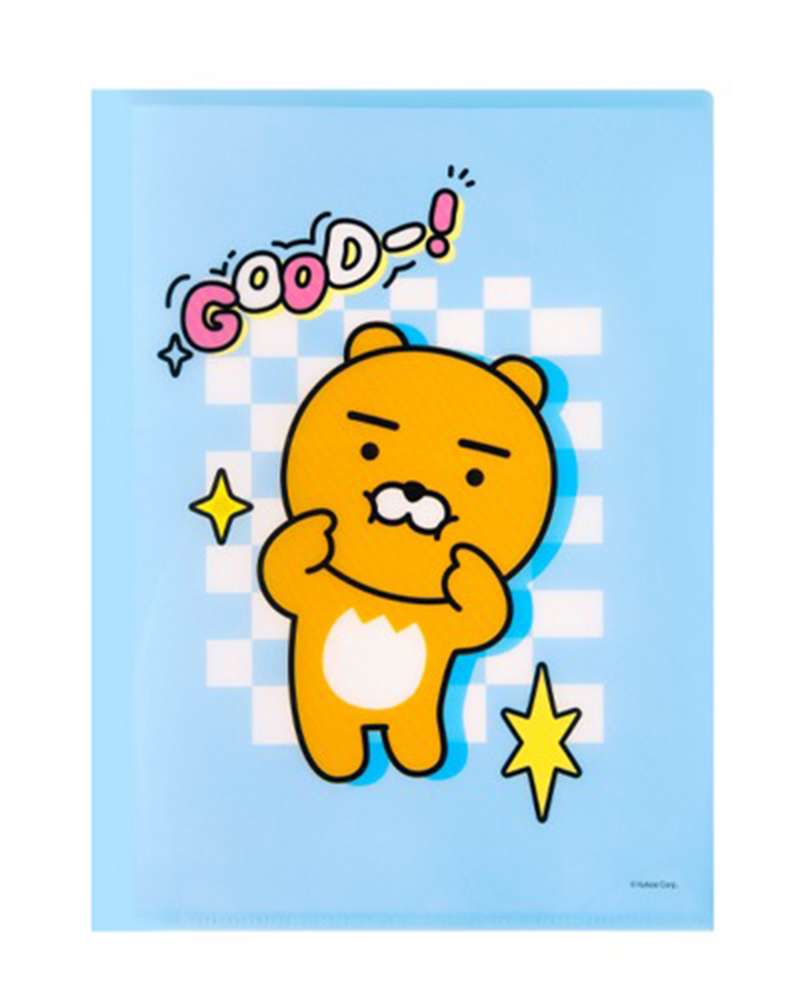 Kakao Friends Ryan Character 2-Pocket File (Say Cheese) 205009