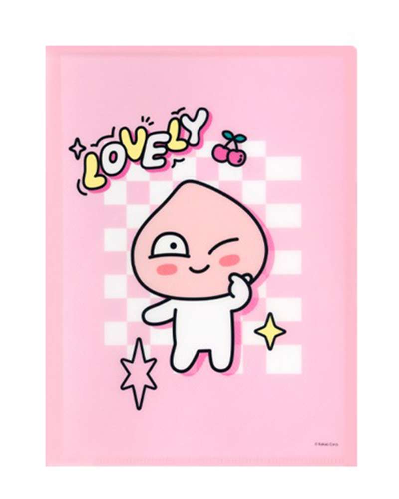 Kakao Friends Apeach Character 2-Pocket File (Say Cheese) 205016