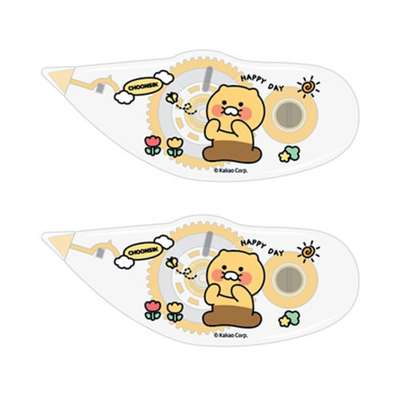 Kakao Friends Choonsik Character Correction Tape 2-Pack Set 205535