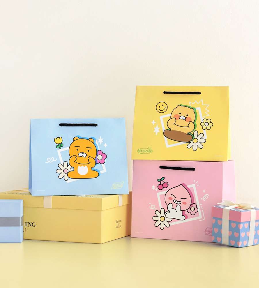 Kakao Friends Character Say Cheese Shopping Bag M Paper Bag 203494