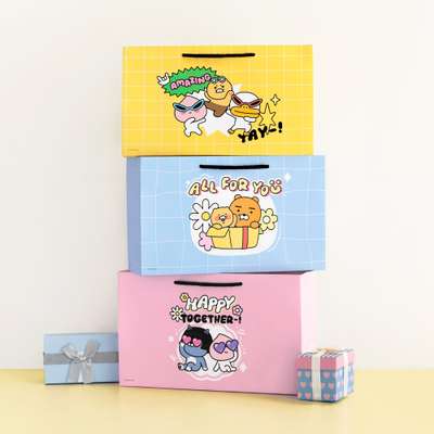 Kakao Friends Character Say Cheese Shopping Bag L Paper Bag 203517
