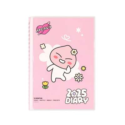 Kakao Friends Apeach Character Say Cheese 2025 Inspring Weekly Diary 203364