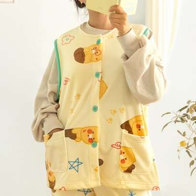 Kakao Friends Chunsik Character Drawing Sleep Vest 202701