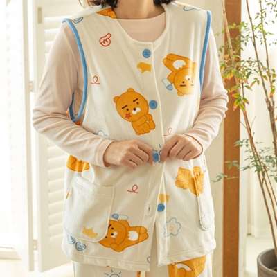 Kakao Friends Ryan Character Drawing Sleep Vest 202701
