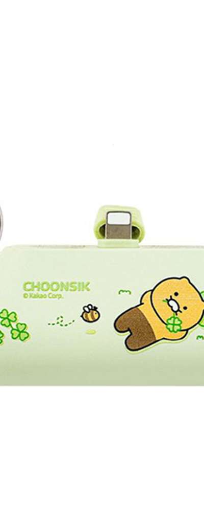 カカオフレンズ チュンシク キャラクター クローバー 8ピン ドッキング型 モバイルバッテリー 201087