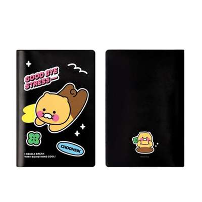 Kakao Friends Chunsik Character Passport Case (Black) 200844