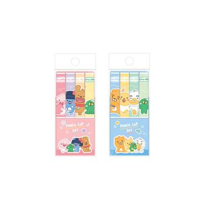 Kakao Friends Little Friends Character Lovely 4-Pack Pencil Caps 2p Set 215527