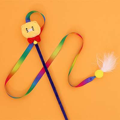 Kakao Friends Chunsik Character My Pet Cat Fishing Rod Toy 215077