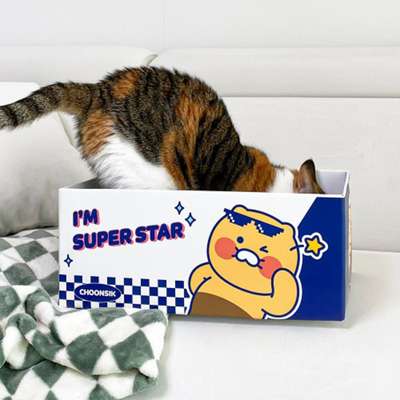 Kakao Friends Chunsik Character My Pet Cat Box Scratcher (Superstar) 215091