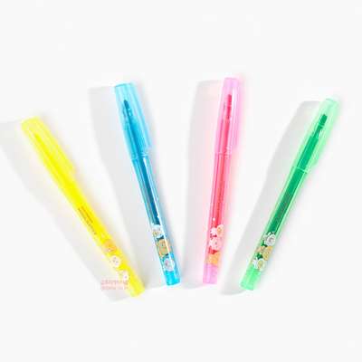 Kakao Friends Little Friends Pink, Yellow Highlighter 4-Piece Set (Spring Flowers) 639031
