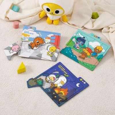 Kakao Friends Kids Puzzle Play 3-Piece Set 213301