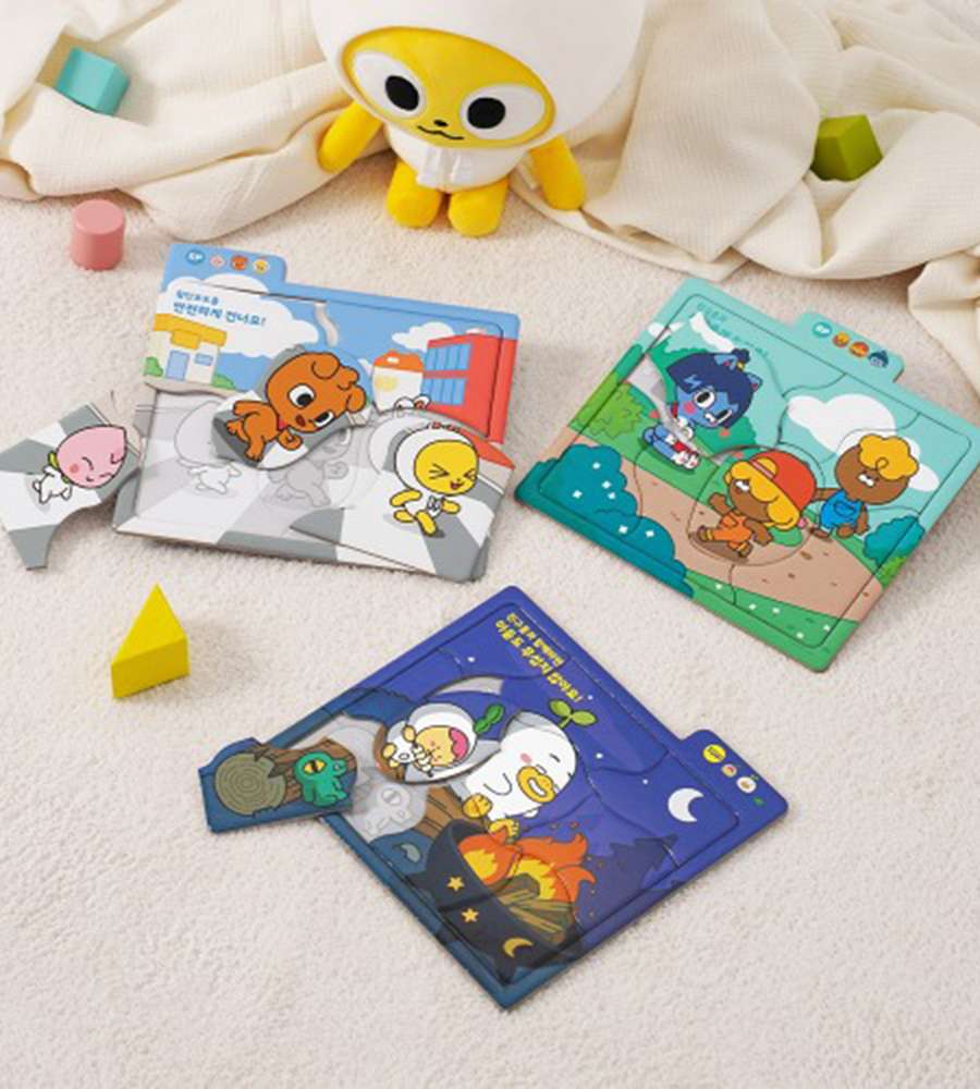 Kakao Friends Kids Puzzle Play 3-Piece Set 213301