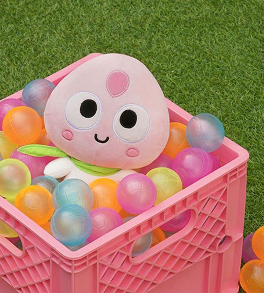 Kakao Friends Apeach Character Plush Doll 213448