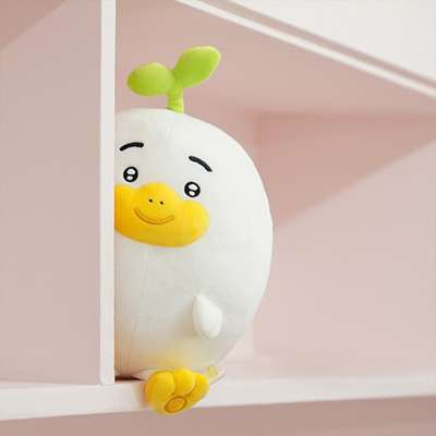 Kakao Friends Tube Character Attachment Plush Toy 213462