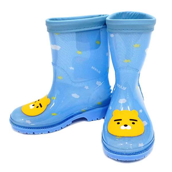 Kakao Friends Pop Ryan Bongbong Kids Rain Boots PVC Rainboots 808599