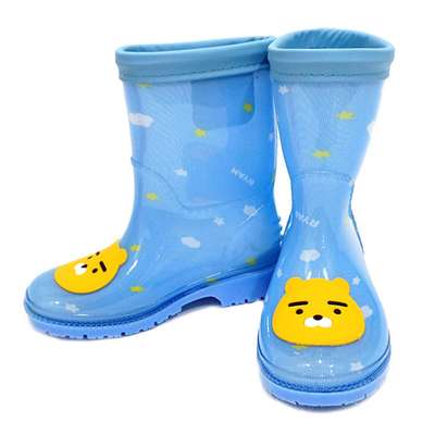 Kakao Friends Pop Ryan Bongbong Kids Rain Boots PVC Rainboots 808599