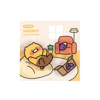 Kakao Friends Choonsik Character Acrylic Magnet Set 211918