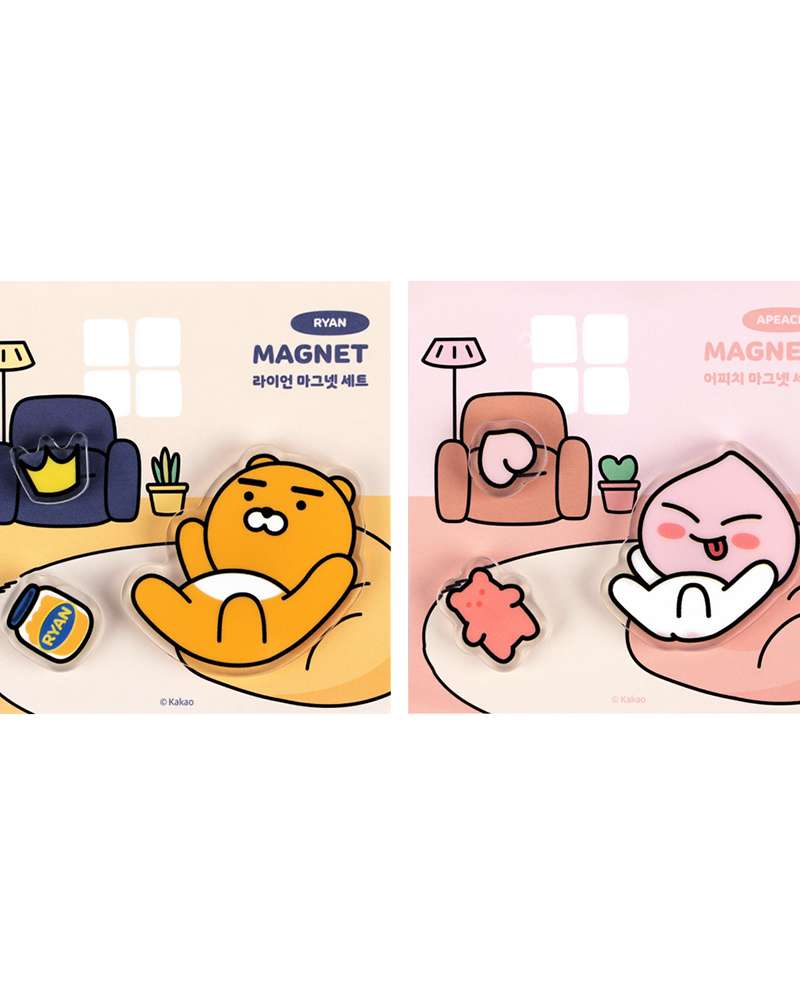 Kakao Friends Character Acrylic Magnet Set 211932
