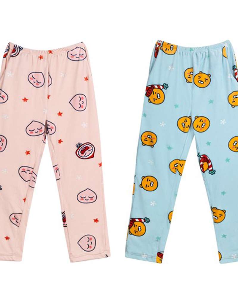 Kakao Friends Character Hello Two Snow Sleep Pants 212359