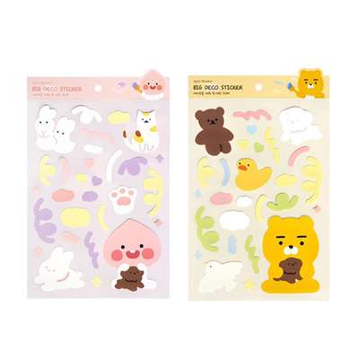 Kakao Friends Character April Shower Big Deco Sticker 654941