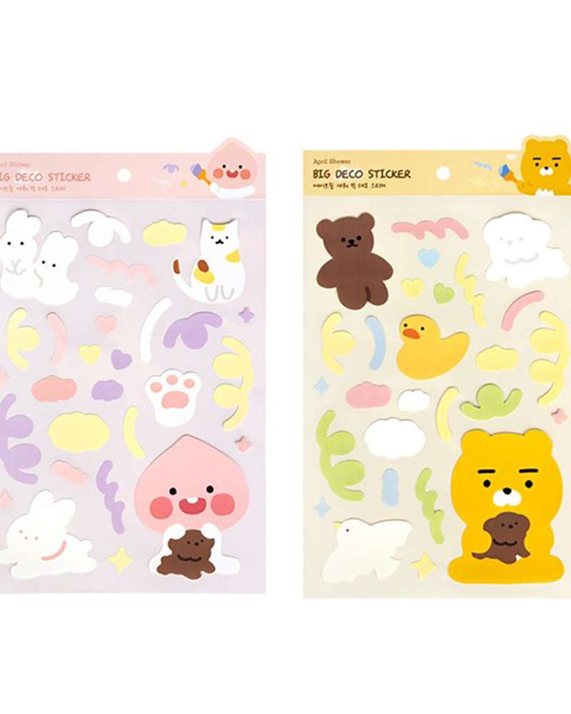 Kakao Friends Character April Shower Big Deco Sticker 654941