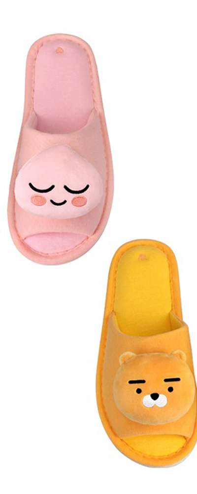 Kakao Friends Character Fabric Slipper Living Room Shoes 654644