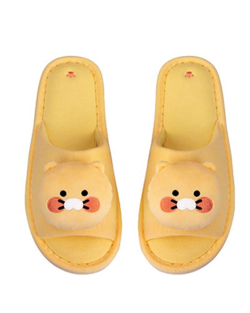 Kakao Friends Choonsik Character Fabric Slippers Indoor Shoes 654644
