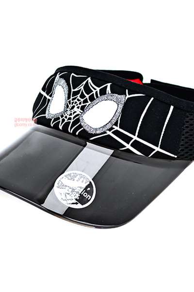 Marvel Spider-Man Black Jelly Pin Cap Sun Hat UV Protection Cap 753740