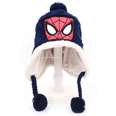 Spider-Man Face Knit Beanie Kids Hat