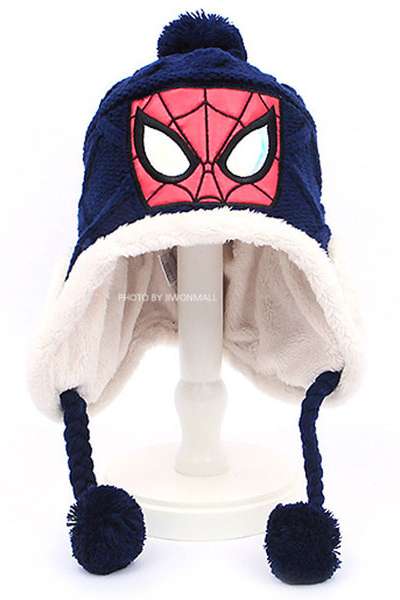 Spider-Man Face Knit Beanie Kids Hat